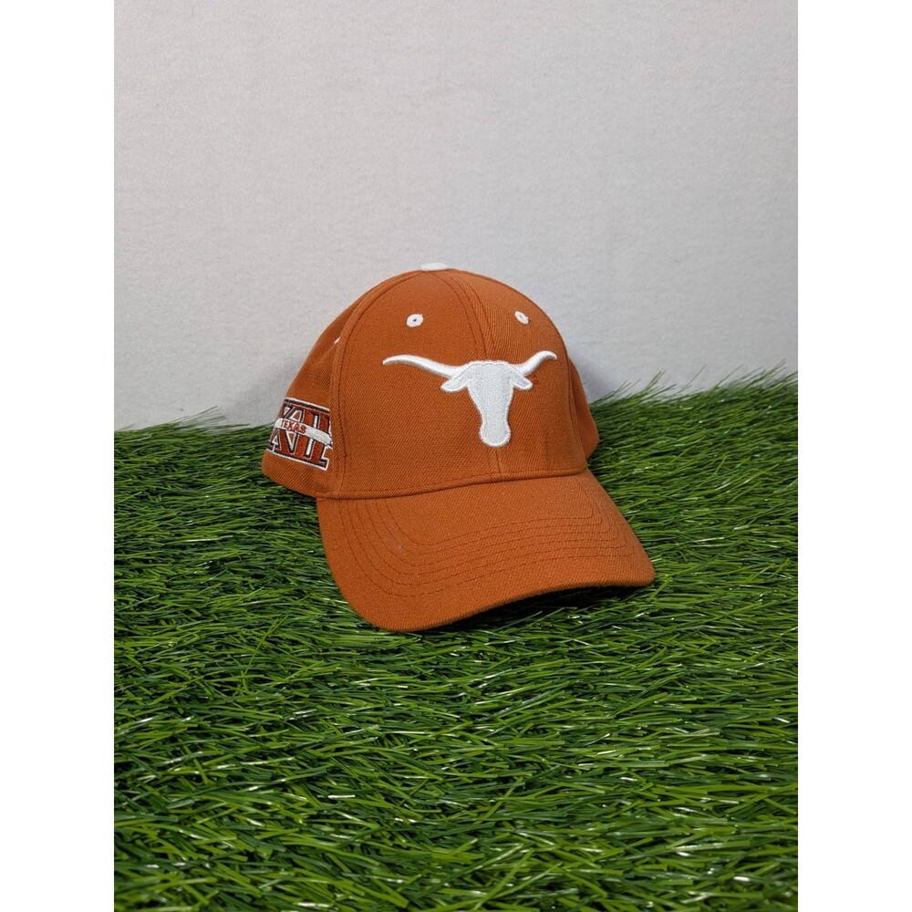TOP OF THE WORLD Texas Longhorns NCAA Big XII Burnt Orange Strapback Hat